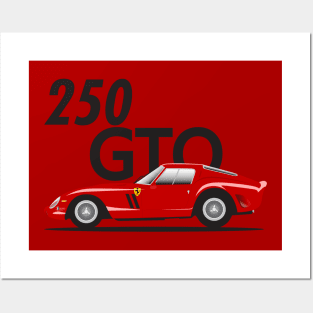 250 GTO Posters and Art